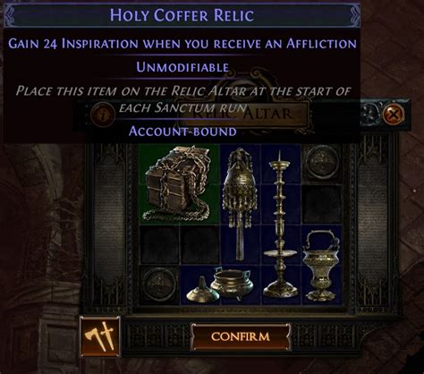 poe best sanctum relics|The Forbidden Sanctum League Mechanic (PoE Trial .